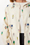 Printed Transitional Raw Linen Jacket LSA0001 CREAM GREEN - 6