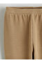 Beige Crew Neck Baby Boy Sweatshirt and Sweatpants - 8