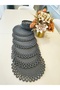 Jute, American Service Set, 6 Plates, 1 Bread Basket, Plate Mat, Plate Set, Modern Lux Presentation - 4