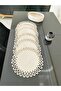 Jute, American Service Set, 6 Plates, 1 Bread Basket, Plate Mat, Plate Set, Modern Lux Presentation - 4