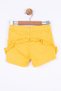 Baby Girl 1-3 Years Old Ruffle Detailed Shorts 54716 Yellow - 2
