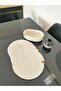 Jute, American Service Set, 6 Plates, 1 Bread Basket, Plate Mat, Plate Set, Modern Lux Presentation - 2