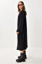 Long Soft Knitted Cardigan Lub0238 Black - 4