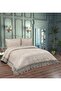 Elizabeth Embroidered Chenille 3-Piece Double Bedspread-Cream Color