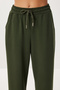 Wide Leg Modal Sweatpants Lub0070 Dark Green - 2