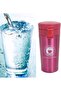 Insulated Coffee Cup Snap Flip Lid 380ml - Stainless Steel (Red) - 5