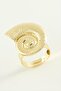 Nrzsnt Flower (124129) Metal Ring-Yellow - 2