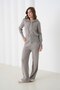 Hooded Lace Detailed Premium Yarn Knitwear Bottom-Top Set Aw25Au0027