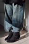 Slouchy Pointed Toe Kitten Heel Women's Boots Bootie - 2
