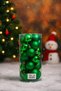 Green Christmas Tree Ornament 4cm Set of 24 – Shiny and Matte Mixed Green Color Christmas Balls |   Eng-108 | - 4