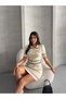Vintage Inspired Gold Buttoned Polo Neck Knitted Double Suit