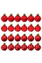 4cm Luxury Tree Ornaments Assortment 4 Models 24 Pieces -Bronze Red Silver- Christmas Tree Ornament Balls