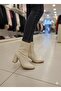 Stretchy Throat Thick Heeled Women's Boots 878602-Z - 3