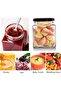 square jar with black sealed metal lid (8oz/200ml), clear glass, 12 jars - 6