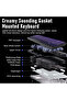 M.A&F 68-Key Hot-Swappable Mechanical Gaming Keyboard (Blue Linear, Type-C, PBT, RGB) - 2