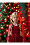 Buckle Polka Dot Puffy Tulle Dress - 4