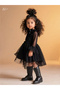 Buckled Polka Dot Puffy Tulle Dress - 2