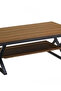 Rectangular coffee table with double-layer design (120x60 cm) - 2