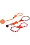 10 Pcs Pet Puppy Toys Gift Set Ball Rope and Chew Squeaky for Dog Cat - 2