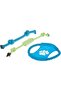 10 Pcs Pet Puppy Toys Gift Set Ball Rope and Chew Squeaky for Dog Cat - 4