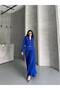 Women's Pleated Mini Skirt & Belted Blazer Jacket Set - Trendy Combination - 4