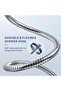 180cm Extra Long Stainless Steel Shower Hose – 360° Anti-Twist, 1/2" Brass Connector