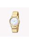 Women's Gold Stainless Steel Watch, White Dial | Es1l168m0025
