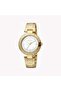 Women's Gold Stainless Steel Watch, Silver Dial | Es1l048m0015
