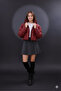 Cross-Stitched Winter Coat with Rubber Detail Crop (Calemore) - 3