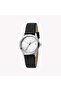 Women's Black Leather Watch, Silver Dial | Es1l000m0065 - 2