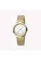 Women's Gold Stainless Steel Watch, Silver Dial | Es1g133m0045