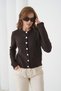 Premium Yarn Crew Neck Regular Fit Knitwear Cardigan Aw25Hi0055 - 2