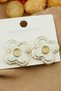 Original Steel Nail Earrings - Gold Flower Luck Steel Earrings Non-Tarnish Non-Fade Daily Wear 2.5cm - 3