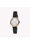 Women's Black Leather Watch, Silver Dial | Es1l050m0025 - 2