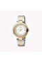 Women's Silver & Gold Stainless Steel Watch, White Dial | Es1l123m0045