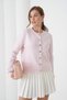 Premium Yarn Crew Neck Regular Fit Knitwear Cardigan Aw25Hi0055 - 5