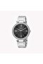 Women's Silver Stainless Steel Watch, Black Dial | Es1l100m0025