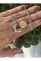 Pand.Ra Couple Necklace, Friendship, Friendship, Best Friends, Moon Sun, Magnet Necklace - 2