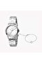 Women's Silver Stainless Steel Watch, Silver Dial | Es1l164m0025