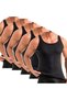 Maksim Ribana Combed Thin F Corded Fabric Organic Cotton Extra Long Men's Undershirt Boxed Pack of 5 - 4