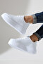 Women's White Thick Sole Sports Shoes |   Stylish and Comfortable Sneaker Model Suitable for Daily Use - 4
