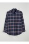 Men's Regular Fit Plaid Long-Sleeve Shirt