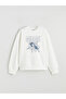 Lcw Kidsmiami Printed Girls' Thick Sweatshirt