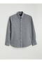 Create Your Style with Uzg Store Gray Striped Long Sleeve Men's Shirt - 5