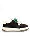 25K372-2 Women's Suede Leather Sneaker Shoes with Fur Inside