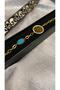 Life Tree and Turquoise Stone Steel Bracelet - 3