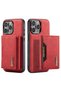iPhone 15 (6.1 Inch) Compatible 2-in-1 Detachable Wallet Card Holder Lux Leather Case - 4