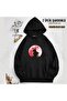 Unisex Hellsing Alucard Blood Moon Printed Hooded Sweatshirt (2 Thread)