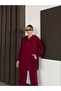 Women's Modal Fabric Premium Quality Snap Button Detail Pocket Suit - 6