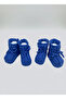2 Pairs of Hand-Knitted Baby Booties | |   0-1 Year Old Booties - 2